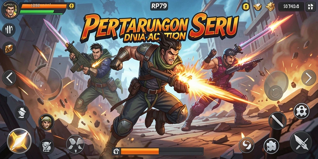 Gameplay seru dengan aksi menggebu-gebu di RP79.
