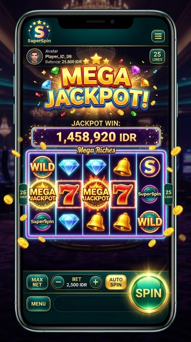 Proses unduhan cepat dan aman di superspin.